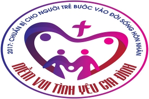 Logo Chính Thức Cho Năm Mục Vụ Gia Đình 2017: “Chuẩn Bị Cho Người Trẻ Bước Vào Đời Sống Hôn Nhân”