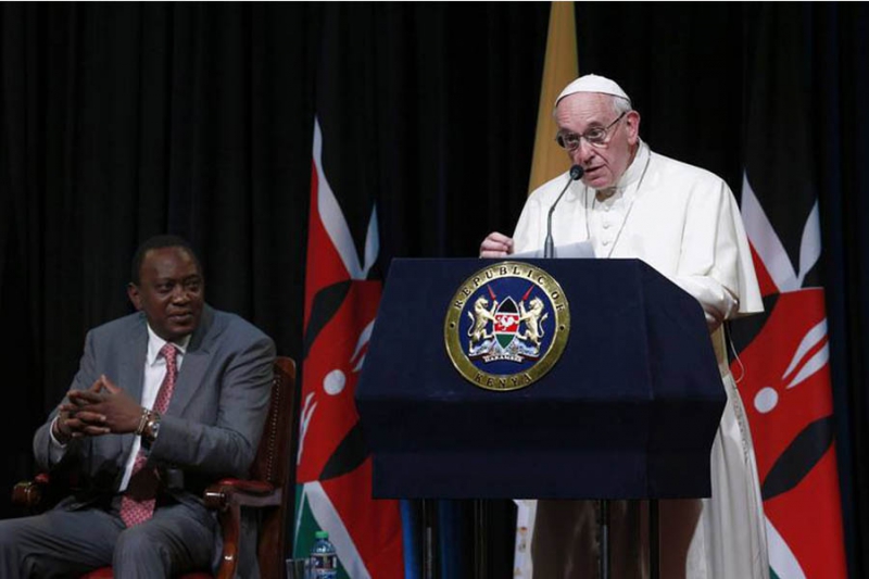 Diễn Văn Của Đức Giáo Hoàng Phanxicô Với Tổng Thống Và Các Nhà Cầm Quyền Kenya